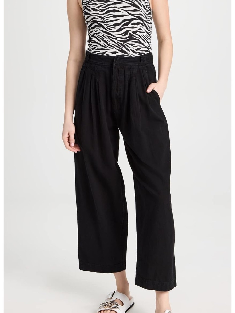 Free People Women's Lotta Love Linen Trousers